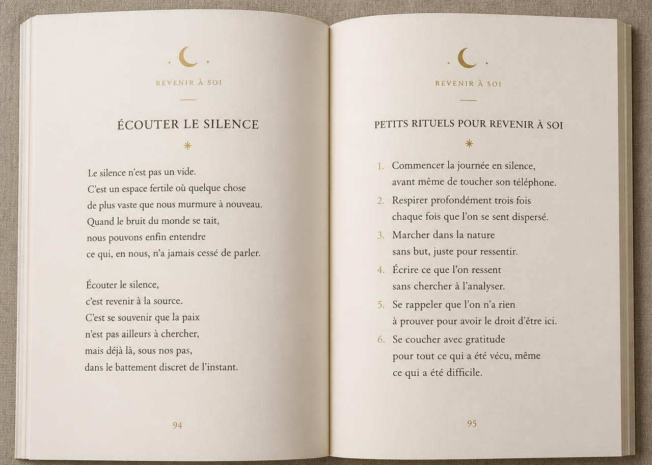 Deux pages intérieures du livre